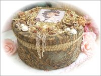Victorian Tapestry Keepsake Memory Box